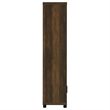 Pemberly Row 3-shelf Transitional Wood Media Tower in Dark Pine