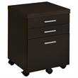 Pemberly Row 2-piece Wood Home Office Set L-Shape Desk Cappuccino