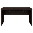 Pemberly Row Engineered Wood L-Shape Computer Desk Cappuccino