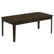 Pemberly Row 3-Piece Wood Occasional Coffee Table Set in Dark Brown