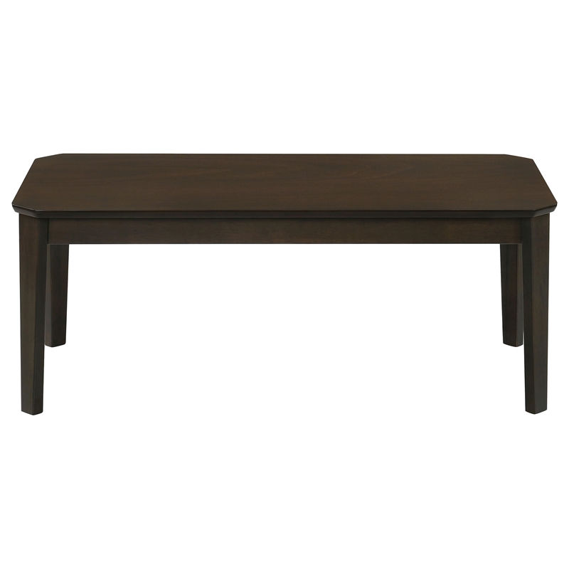 Pemberly Row 3-Piece Wood Occasional Coffee Table Set in Dark Brown