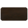 Pemberly Row 3-Piece Wood Occasional Coffee Table Set in Dark Brown