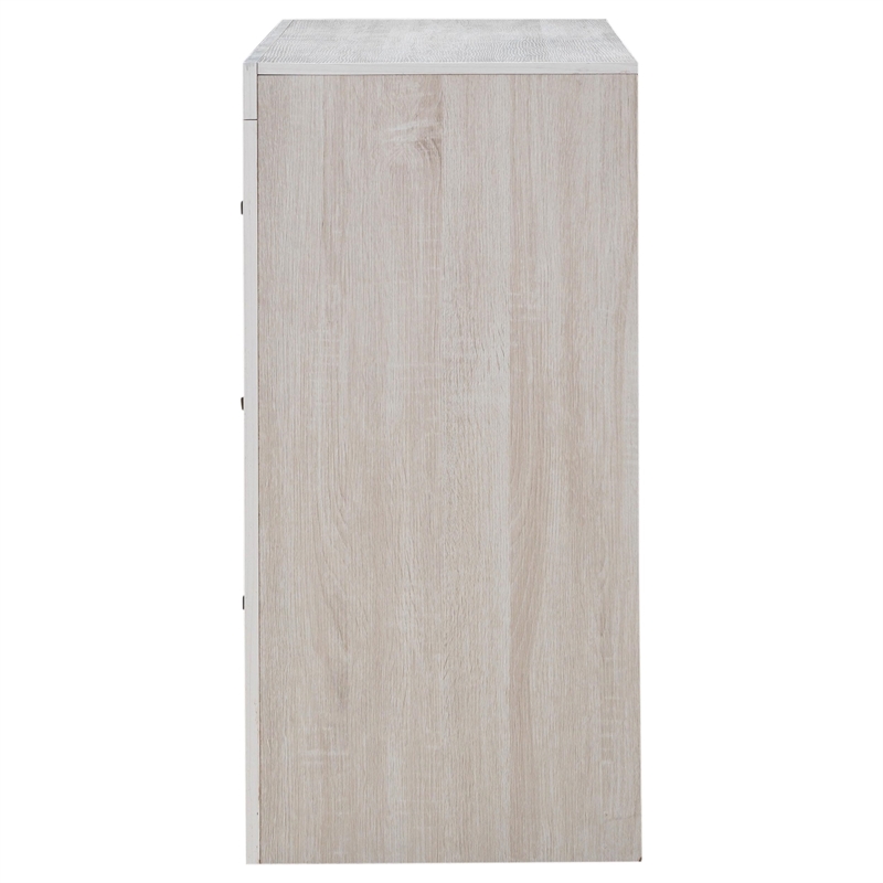 Pemberly Row Contemporary 6-drawer Farmhouse Wood Dresser Coastal White