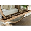 Pemberly Row 4-piece Wood Queen Bedroom Set Sand Wash and Natural Cane