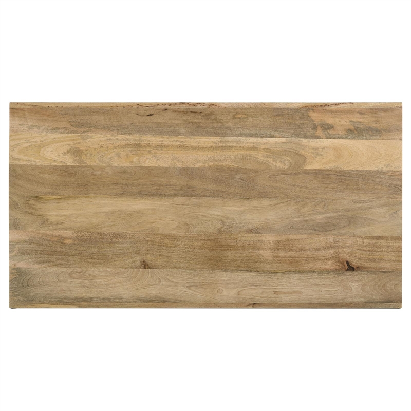 Pemberley Row Solid Wood Natural Coffee Table Rectangular 46