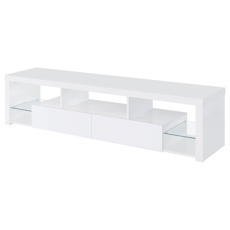 Pemberly Row 2-Drawer Modern Wood TV Stand for Tvs up to 80