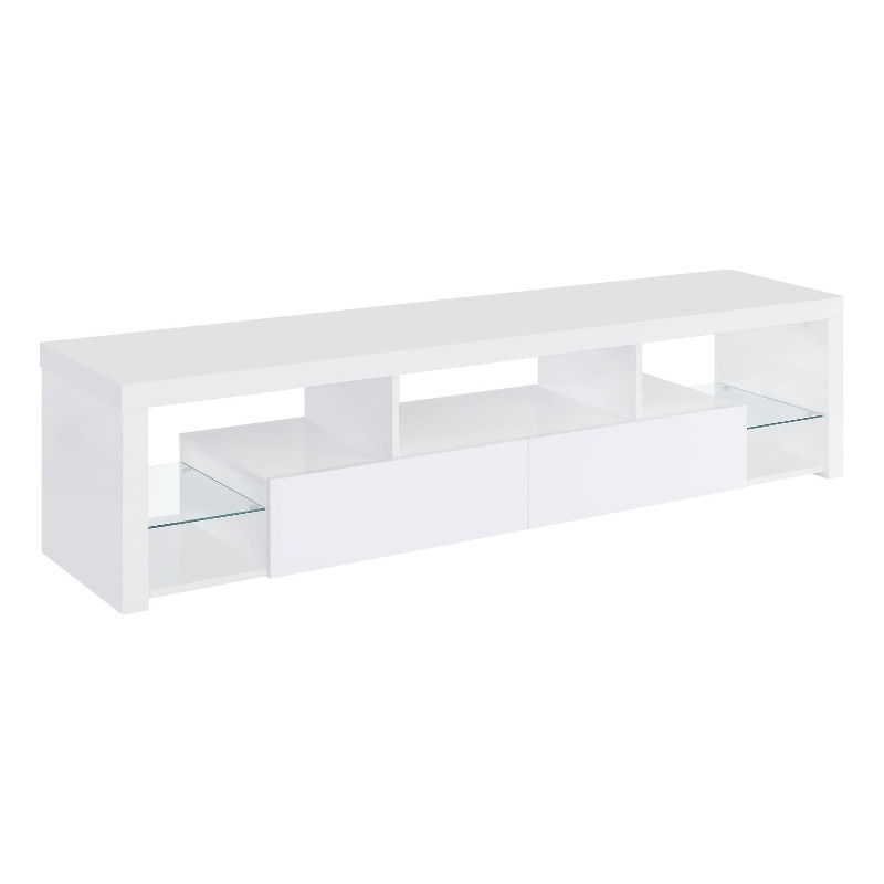 Pemberly Row 2-Drawer Modern Wood TV Stand for Tvs up to 80