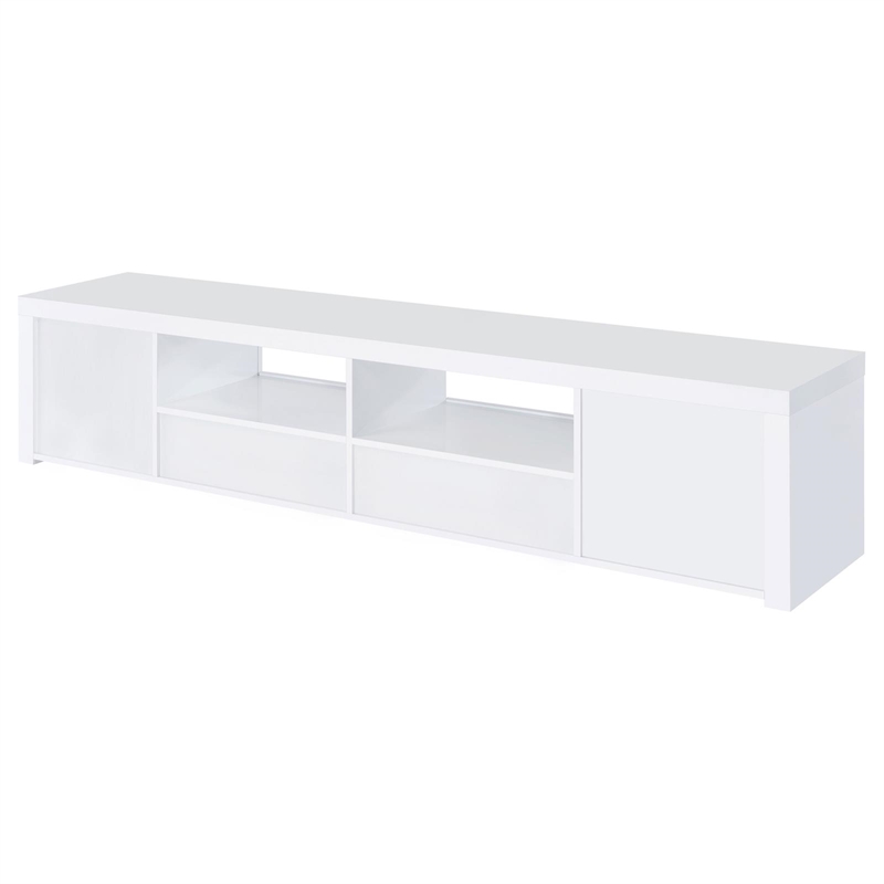 Pemberly Row 2-Door Modern Wood TV Stand for Tvs up to 85