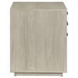 Pemberly Row 3-drawer Modern Wood Square File Cabinet in Whitewashed Gray