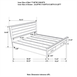 Pemberley Row Wood Rustic Golden Brown California King Storage Bed Assembled