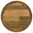 Pemberly Row 2-piece Wood Farmhouse Round Nesting Table Natural and Black