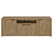 Pemberley Row Engineered Wood Mango Brown Entertainment Center Rectangular 60