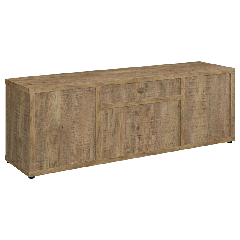 Pemberley Row Engineered Wood Mango Brown Entertainment Center Rectangular 60