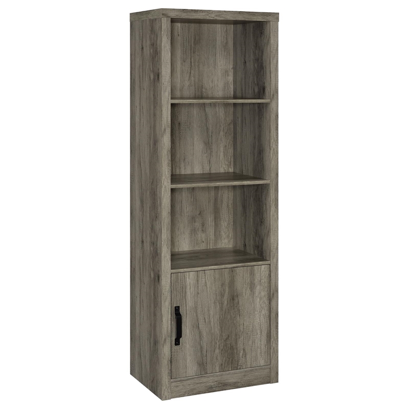 Pemberley Row Wood Gray TV Stand Rectangular with Storage 65