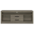 Pemberley Row Wood Gray TV Stand Rectangular with Storage 65