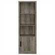 Pemberley Row Wood Gray TV Stand Rectangular with Storage 65