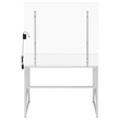 Pemberly Row 2-piece Wood Vanity Set with Hollywood Lighting White and Chrome