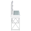 Pemberly Row 2-piece Wood Vanity Set with Hollywood Lighting White and Chrome