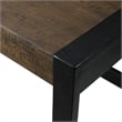 Pemberly Row Contemporary Multipurpose Bar Table Set in Walnut