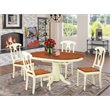 Pemberly Row 5-piece Wood Dining Table and Chair Set in Cherry
