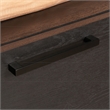 Pemberly Row Contemporary Engineered Wood Large Credenza in Raven Oak