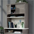 Pemberly Row Engineered Wood Storage Hutch in Mystic Oak Finish
