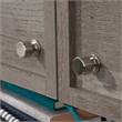 Pemberly Row Engineered Wood Storage Hutch in Mystic Oak Finish