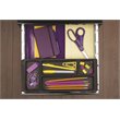 Pemberly Row 3 Drawer Metal Filing Cabinet with Pencil Drawer Black