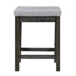 Pemberly Row 4 Piece Wood Counter Height Dining Set in Brownish Gray