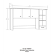 Pemberly Row Transitional Engineered Wood Hutch in Natural Maple
