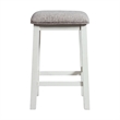 Pemberly Row Contemporary Multipurpose Bar Table Set in White