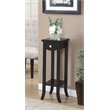 Pemberley Row Wood Espresso Plant Stand Rectangular Bottom Shelf 32
