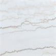Pemberly Row Square End Table with White Marble Top and Gold Metal