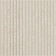 Pemberly Row Solid Wood & Velvet Full Size Platform Bed in Cream