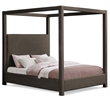 Pemberly Row Modern / Contemporary Brown Boucle Fabric Queen Bed