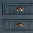 Pemberley Row Wood Dark Teal Console Rectangular Vintage Charm 31.75