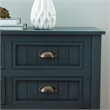 Pemberley Row Wood Dark Teal Console Rectangular Vintage Charm 31.75