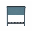 Pemberley Row Wood Dark Teal Console Rectangular Vintage Charm 31.75