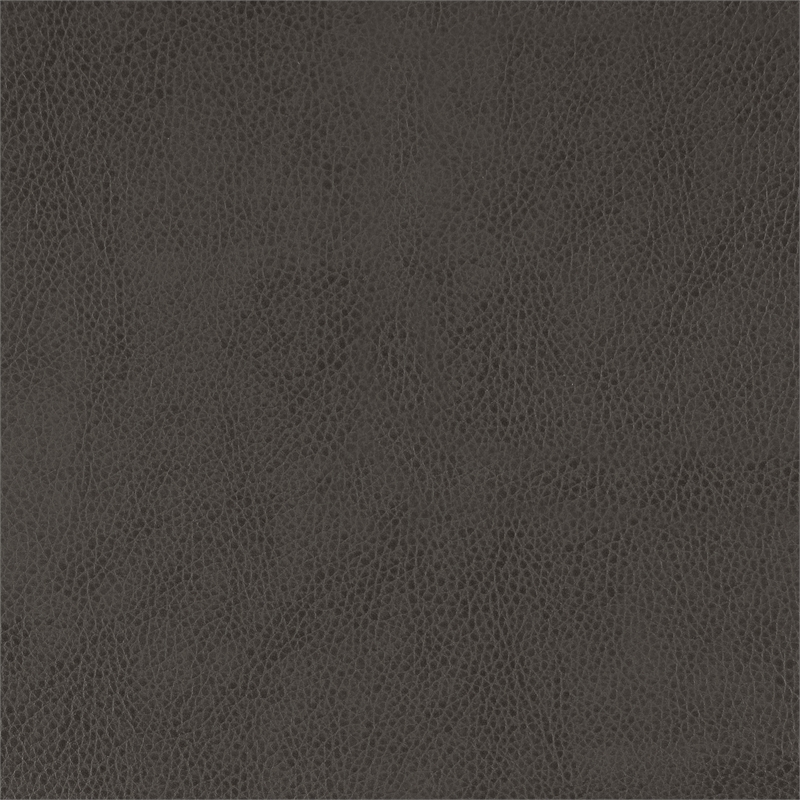 Pemberly Row Contemporary Faux Leather Manual Recliner Chair in Gray