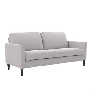 Pemberley Row Linen Light Gray Sofa Rectangular 74&quot Unassembled