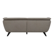 Pemberly Row Upholstered Fabric Sofa with Wood Frame in Brown
