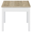 Pemberly Row 3-piece Coastal Wood Coffee Table Set Pine and White