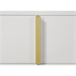 Pemberley Row MDF White and Gold Double Dresser Rectangular 33