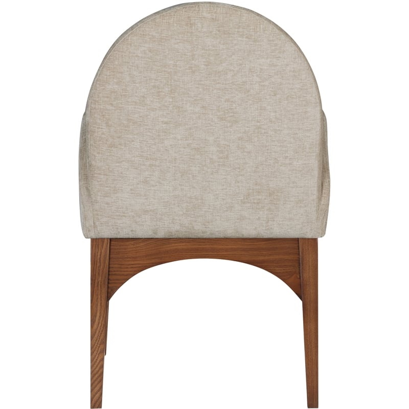 Pemberly Row Modern / Contemporary Beige Fabric Dining Arm Chair