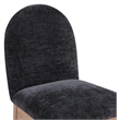 Pemberley Row Fabric Black Dining Side Chair Rectangular 18.5