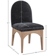 Pemberley Row Fabric Black Dining Side Chair Rectangular 18.5