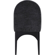 Pemberly Row Modern / Contemporary Black Fabric Dining Side Chair