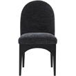 Pemberly Row Modern / Contemporary Black Fabric Dining Side Chair