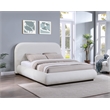 Pemberly Row Modern / Contemporary Cream Soft Fabric Full Bed