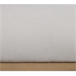 Pemberly Row Contemporary Cream Linen Textured Fabric Full Bed